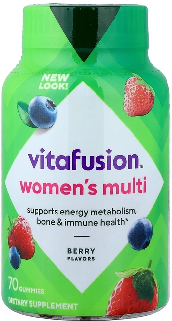 VitaFusion 여성용 멀티 구미젤리 베리 구미젤리 70개 VitaFusion (비타퓨전), 70정, 1개 - 쿠팡