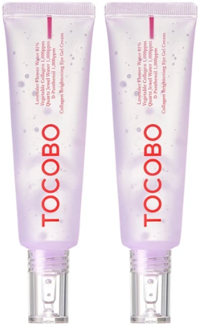 토코보 콜라겐 브라이트닝 아이 젤 크림, 2개, 30ml - 쿠팡