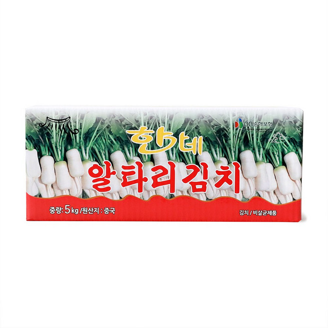 케이푸드_실온포장 한가네 알타리김치, 1개, 5kg