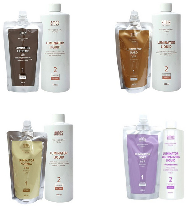 아모스 루미네이터 익스트림/하드/노멀/소프트/택, 노멀 400ml+리퀴드500ml, 1개