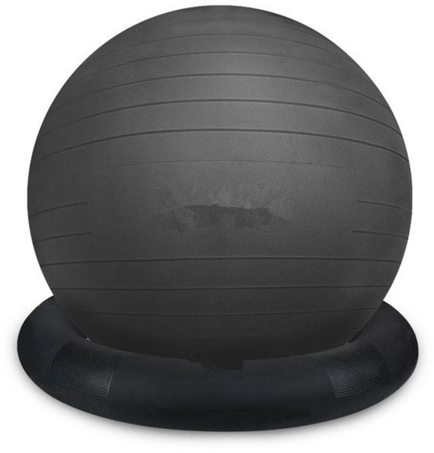 안현모 짐볼의자 짐볼체어 밸런스볼 바른자세교정, 블루  (볼+볼링+펌프)