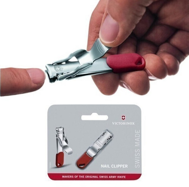 빅토리녹스 휴대용 손톱깎이 컴팩트 네일 클리퍼 60mm