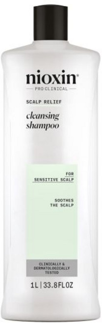 니옥신 두피 완화 클렌징 샴푸 | 모발 진정 수분 공급 및 두꺼움 | 민감성 건조성 가려움성 두피용 | 알로에 베라 및 비타민 E로 제작