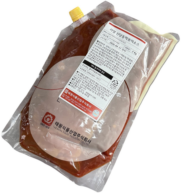 태원 리얼 신당동 떡볶이소스 2kg, 2개