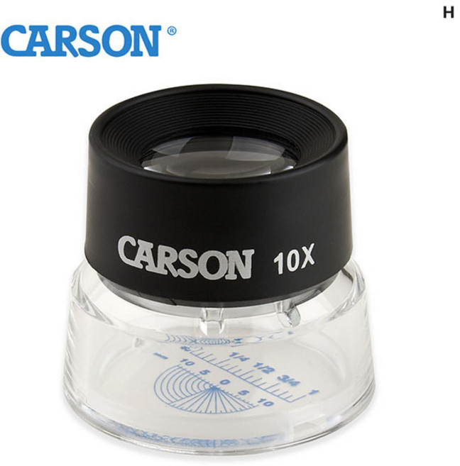 카슨 스탠드 루페스냅온 확대경 10배 LL-20, 1개