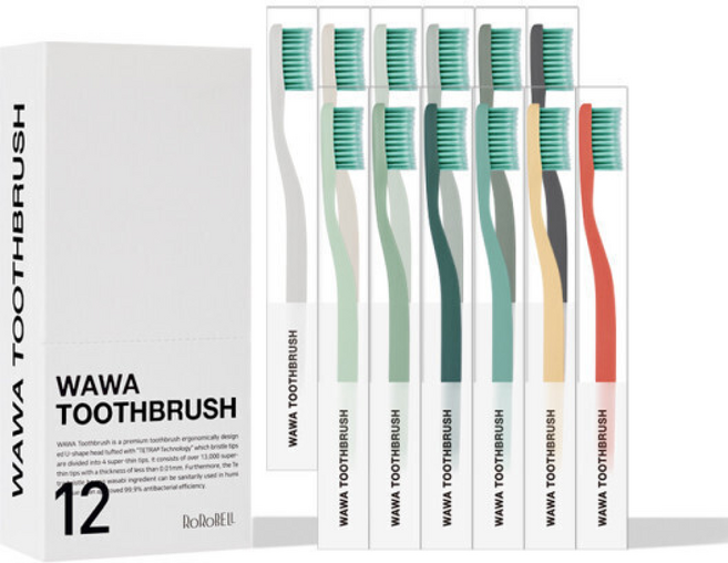 로로벨 프리미엄 와와칫솔(테트라모), 12개입, 1개