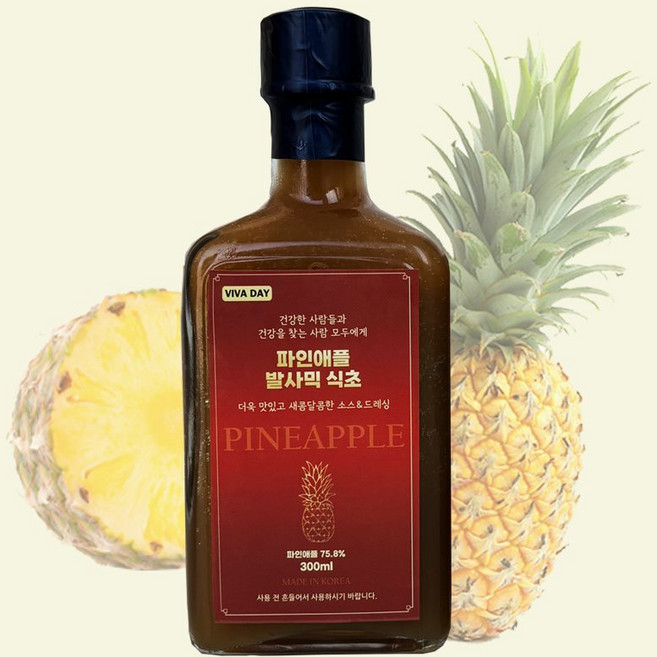 VBH 파인애플 발사믹식초/새콤달콤한 소스&드래싱 음용으로도 좋아요, 1개, 300ml