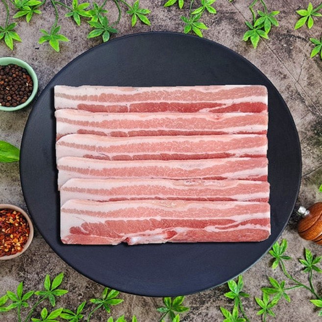 칠레산 돼지고기 오겹살 미박삼겹 5.0cm 절단 보쌈수육용 5kg, 1개