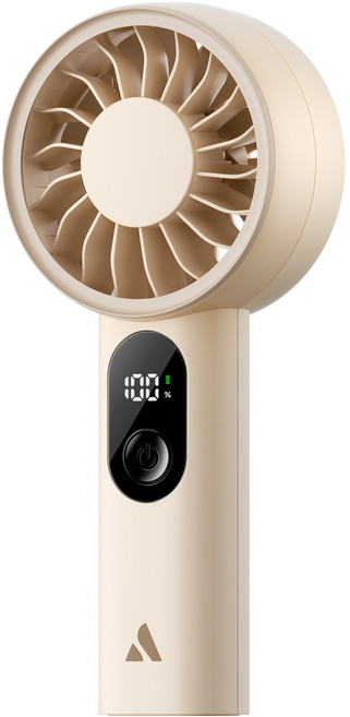 Aecooly 급속 냉각 휴대용 선풍기 저소음 미니 손선풍기, 살구색, PE01