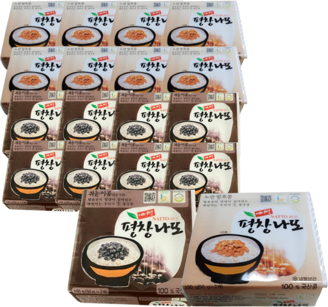 에너빈평창나또 혼합형 낫또 50g, 36개