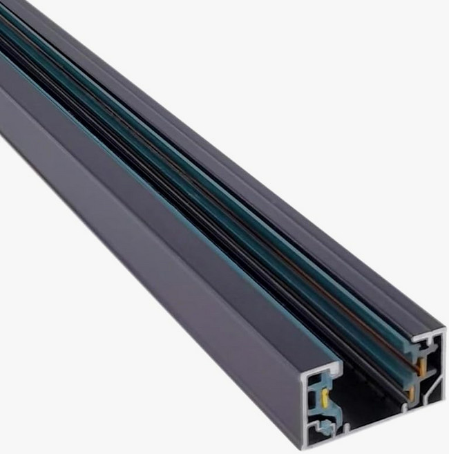 레일 2M 3M 레일조명 설치 부속 블랙 화이트, 2M 블랙