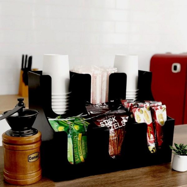 카페 탕비실 테이크아웃 소품 6단 멀티 디스펜서 CD90, 상세페이지 참조, 1개