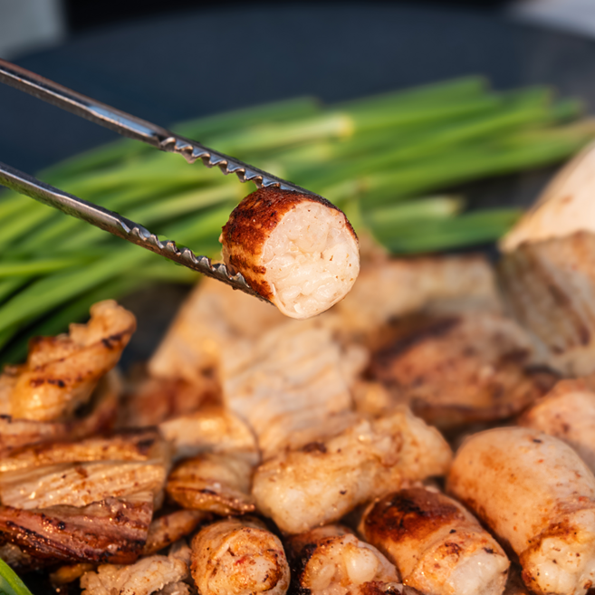 [디핑소스증정] 야들야들 소대창 쫄낏 손질 구이용 냉동 캠핑, 1개, 200g