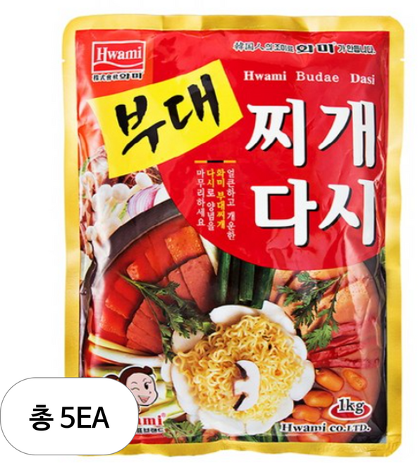 화미 찌개다시, 1kg, 5개