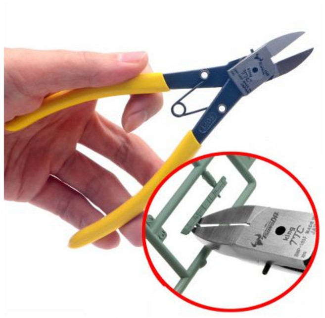 일본산 츠노다 슬림 정밀 플라스틱 니퍼 SNP 165F 스토퍼 부착 6인치 스프링 사출 커터 라운드 플랫날 TTC, 일본산 츠노다 TTC 슬림 정밀 플라스틱 니퍼 SNP-, 1개