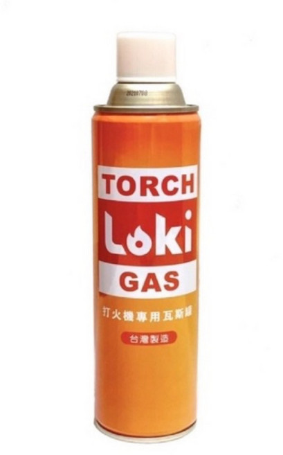 LOKI勁旺550cc 噴燈瓦斯罐 符合國家檢驗標準 適用於各種防風打火機和特殊噴槍, 1個