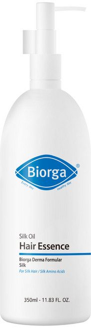 바이오가 실크 오일 헤어 에센스 대용량 350ml 손상모 복구 고영양 실크 코팅 테라피, 1개