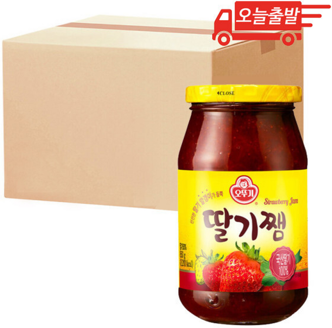 오늘출발 오뚜기 딸기쨈, 850g, 8개