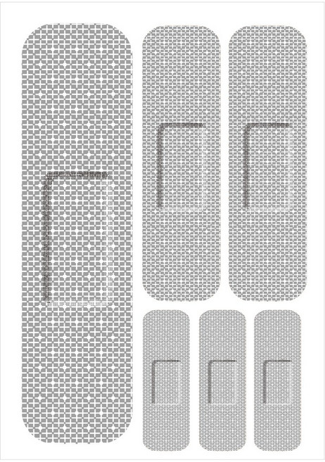 밴드스티커 대일밴드스티커 긁힘 흠집 스크래치 커버 스티커, 1개, 타입2번