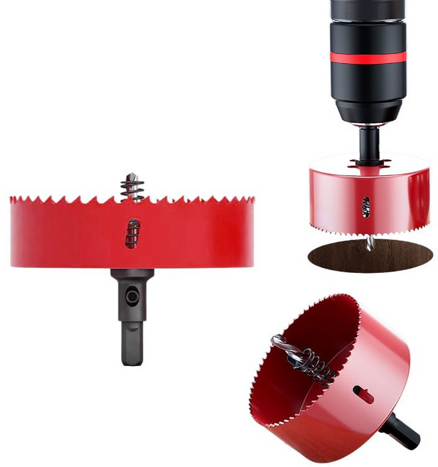 tinduo 다규격 목재 철판 플라스틱 바이메탈 홀쏘, 16mm