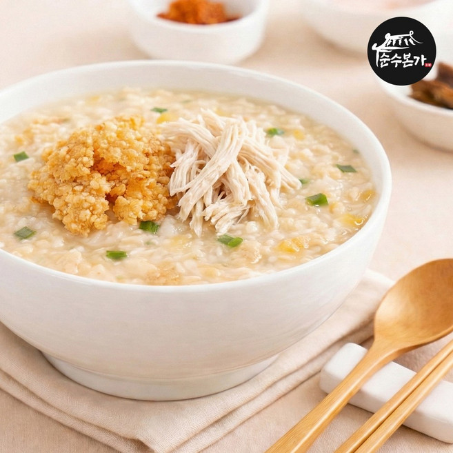 간편 보양식 영양닭죽 가마솥 누룽지 닭 백숙죽 500g, 1개