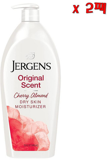 Jergens Original Scent Dry Skin Lotion 저겐스 오리지널 센트 닥터 스킨 로션 907g 2팩, 946ml