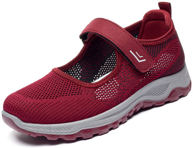 휘잇 여성 발편한 스트랩 매쉬 기능성 메쉬 샌들 슬립온