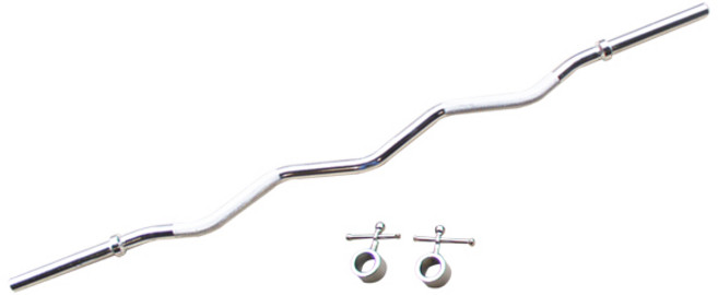 [헬스라인] 컬바 봉(이지바) 1300mm 25파이(쇠마구리/스프링마구리 선택구입), 스프링마구리, 50g, 1세트, 실버+검정