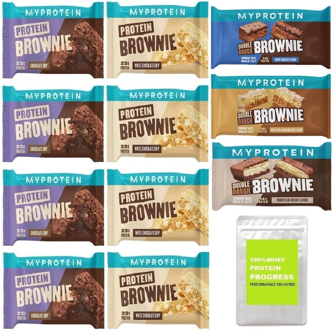 & (MYPROTEIN PROTEIN BROWNIE & PROTEIN BROWNIE BAR Variety Pack) 내 단백질 단백질, 1개, 75g - 쿠팡