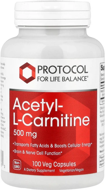 프로토콜 포 라이프 밸런스 Protocol for Life Balance 아세틸-l-카르니틴 500mg 베지 캡슐 100정124247원산지:기타, 1개 - 쿠팡
