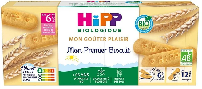 HIPP 베이비 비스킷 45g 4개입 4팩 6개월이상 Baby Biscuits from 6 months My First Organic Biscuit HIPP, 4개 - 쿠팡