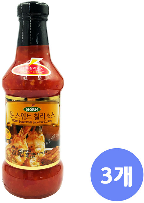 MORN 스위트 칠리소스, 295ml, 3개