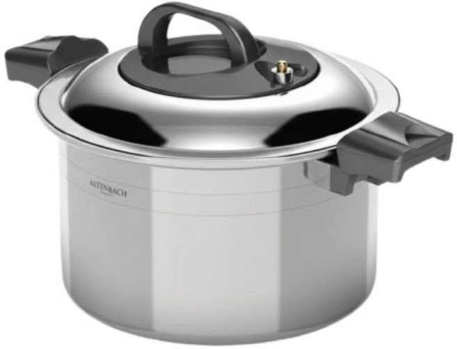 알텐바흐 저압냄비 시그니처 엑스쿠첸 멀티쿡 통5중 압력솥 냄비 11L, 1개, 실버