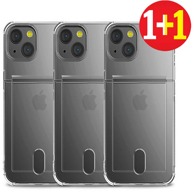 1+1 변색없는 투명 카드 케이스 (KF94) -아이폰11 프로 프로맥스