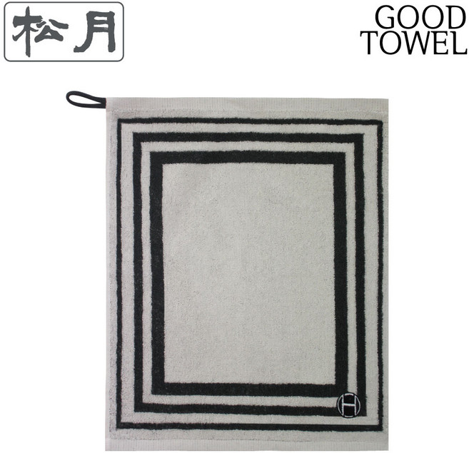 [송월타올] 호텔컬렉션 고리손수건 스퀘어34 (핸드타올 / 34X34cm / 면 30s/2 / 460GSM), 1개, 스퀘어34 (Squre Hand Towel)