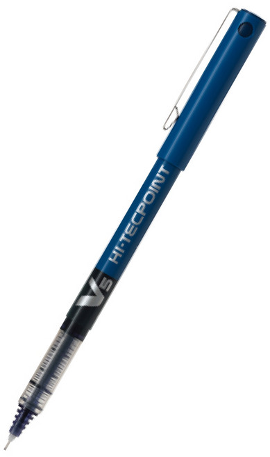PILOT 百樂 BX-V5 直液式鋼珠筆 0.5mm, 深藍, 1支