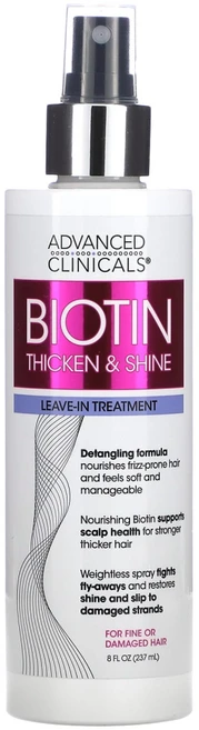 어드밴스드클리니컬스 Advanced Clinicals 비오틴 리브인 트리트먼트 237ml(8fl oz) ADC-03329, 1개, 237ml - 쿠팡