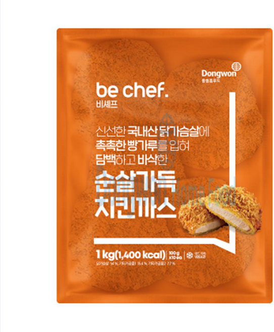 동원 비셰프 순살가득치킨까스, 1kg, 10개