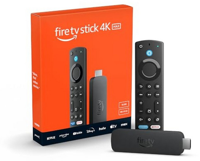Amazon 파이어 TV 스틱 4K 맥스 스트리밍 디바이스 블랙