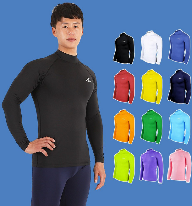 엑스프린 기능성 언더레이어 반목폴라 언더티 이너웨어