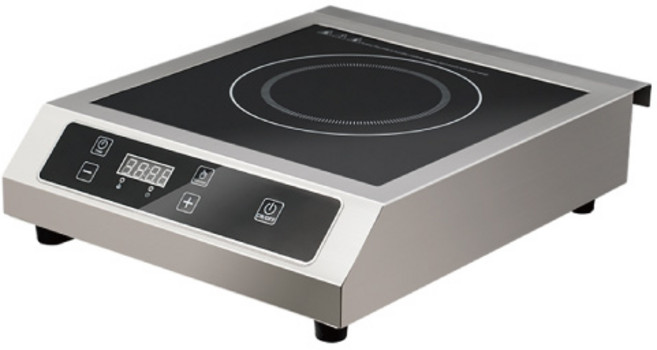 連文餐具 - HANABISHI 商用電磁爐 HCS-3300 電壓220V, 桌面式 / 免安裝, HANABISHI 花菱 220V 全不鏽鋼商用電磁爐 HCS-3300