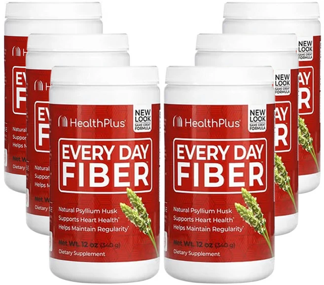 헬스플러스 에브리 데이 식이섬유 (12oz), 340g, 6개 - 쿠팡