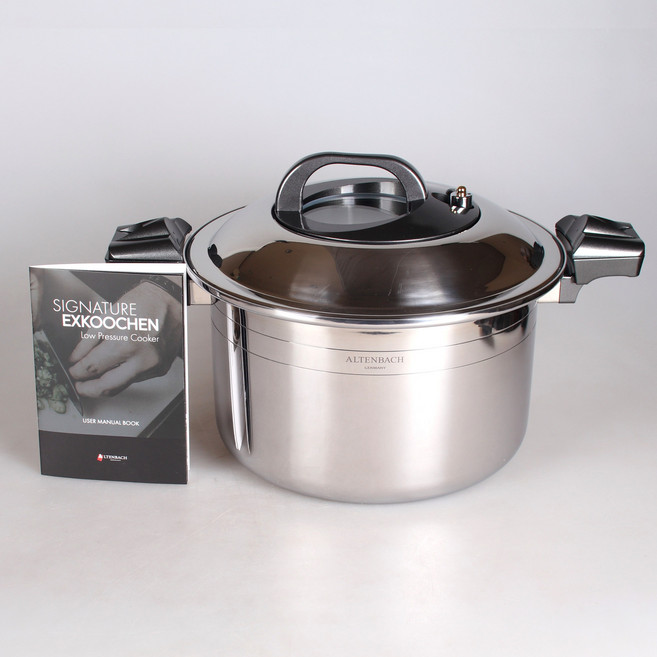 알텐바흐 시그니처 엑스쿠첸 멀티쿡 316Ti 통5중 무수분 저압 냄비 11L, 28cm, 1개