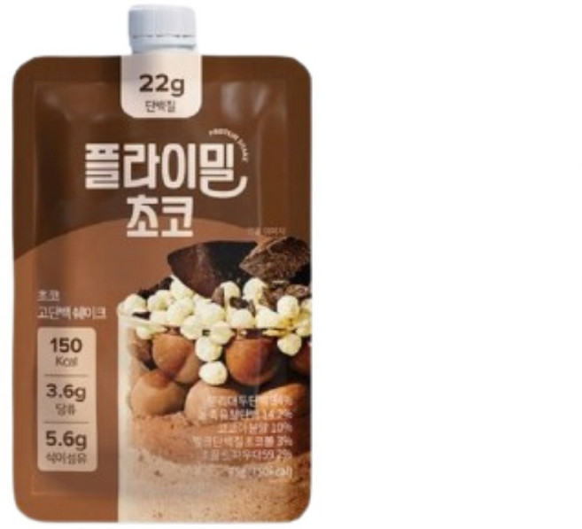 플라이밀 초코 라떼 단백질 쉐이크, 45g, 1개