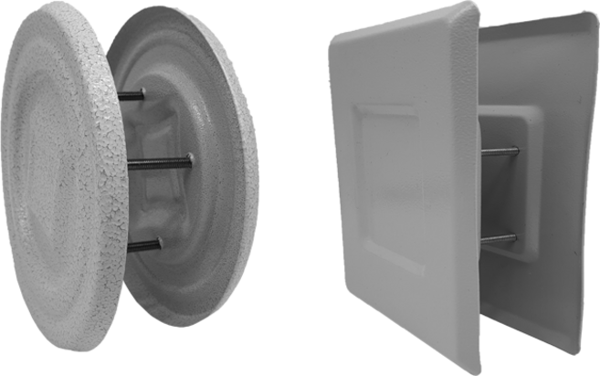 현관문 우유투입구마개 원형 사각형 아이보리 우유구멍커버 방범커버, 1. 원형, 1개