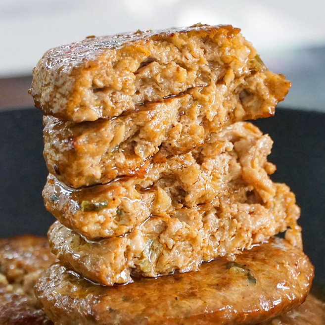 [개별포장] 한돈으로 만든 수제 떡갈비, 10개, 120g