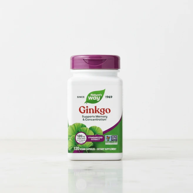 네이쳐스웨이 은행나무 추출물 징코 빌로바 120캡슐 1병 Ginko Biloba, 120정, 1개 - 쿠팡