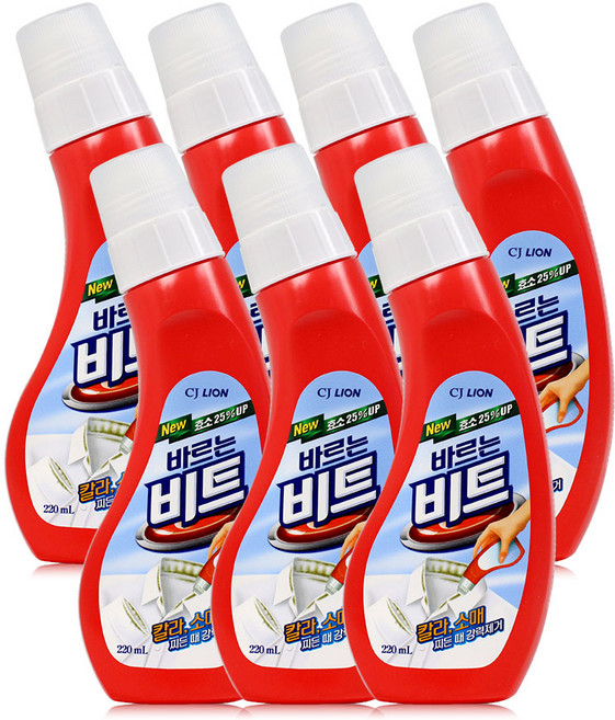 바르는 비트 찌든 때 전용 부분세척제, 220ml, 7개