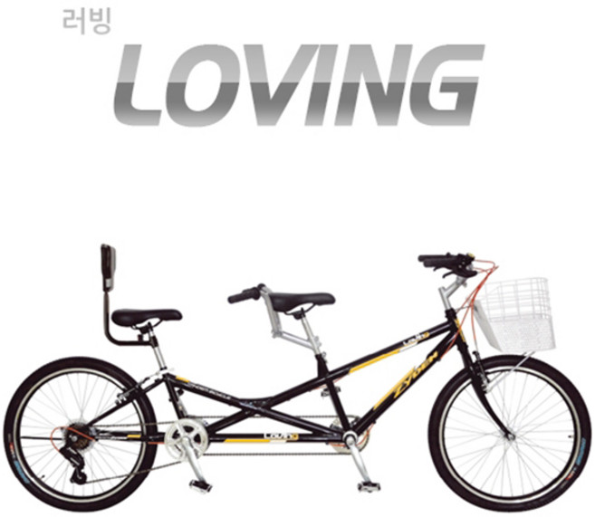 [뮤트자전거] 러빙 24인치 21단 2인승 자전거 2020, 블랙  미조립 2022년, 1개
