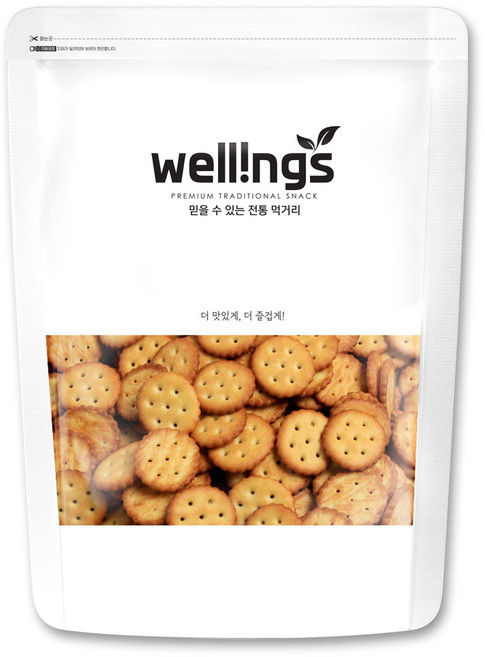 웰링스 추억의 옛날 과자 간식 스낵 주전부리 감자크래커300g, 1개, 300g